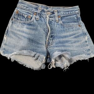 Vintage Levi's 501 Trademark Red Tab Cut Off Shorts